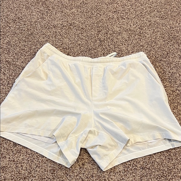 lululemon athletica Other - Cream colored lightweight lululemon pace breaker men’s shorts
